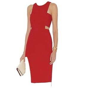 Michelle Mason Red Dress size 2